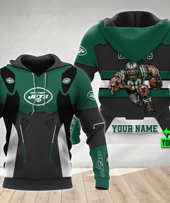 Personalized New York Jets 3D Hoodie Zip Hoodie, Nfl 3D All Over Print Hoodie Zip Hoodie