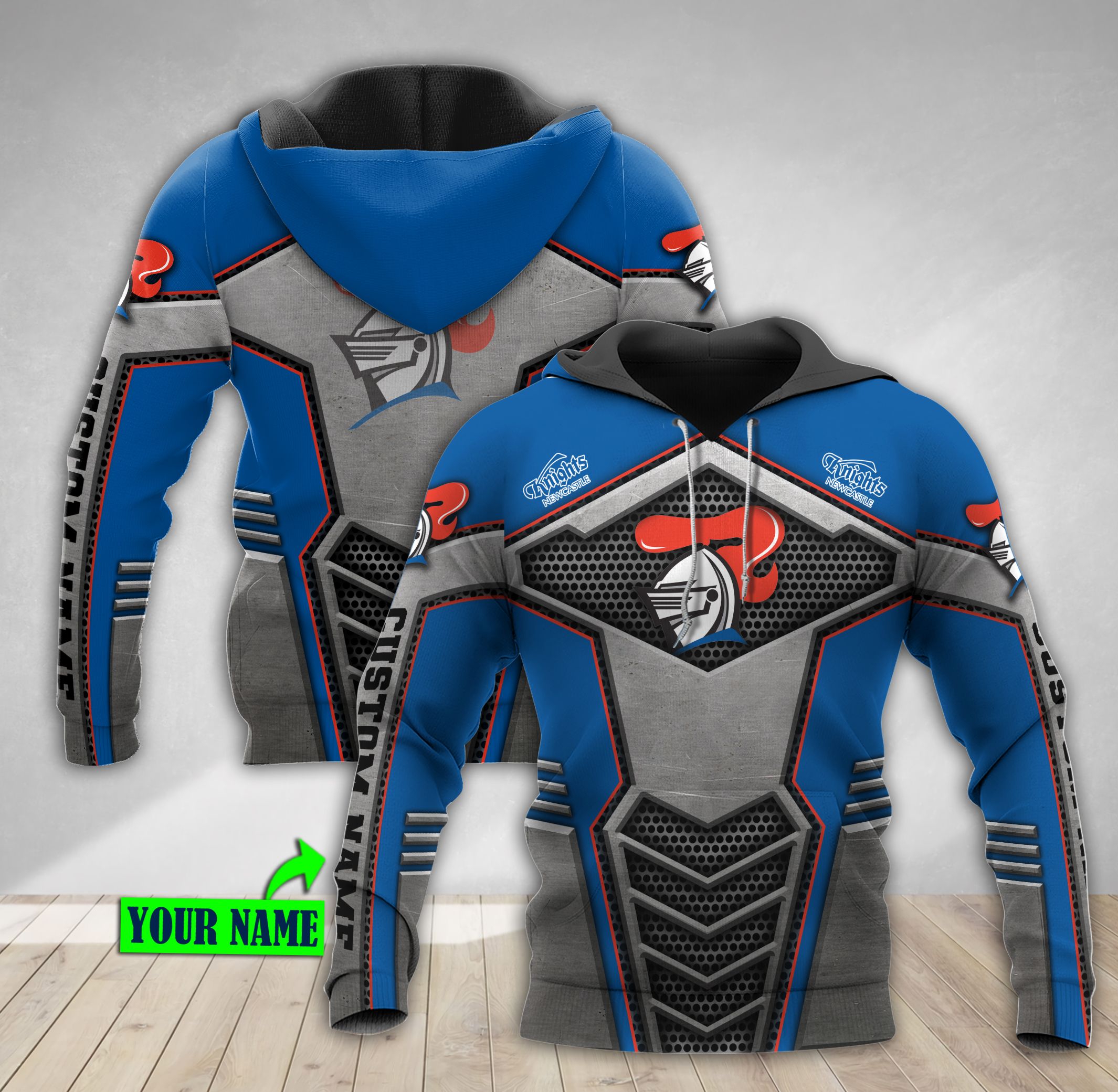 Personalized Newcastle Knights Nrl Custom 3D All Over Print Hoodie