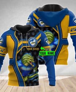 Personalized Parramatta Eels Nrl Mascot Custom 3D All Over Print Hoodie