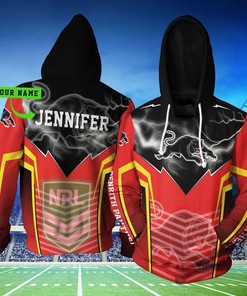 Personalized Penrith Panthers Lightning New Nrl Custom 3D All Over Print Hoodie