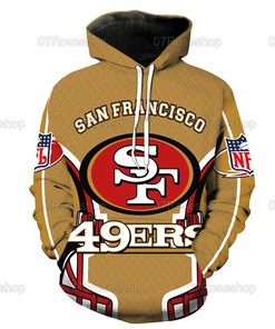 Personalized San Francisco 49Ers Nfl 3D All Over Print Zip Up Hoodie Option