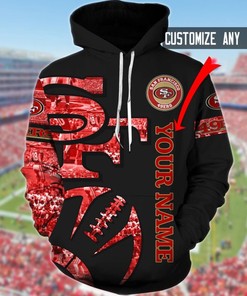 Personalized San Francisco 49Ers Nfl American Football Team 3D All Over Print Zip Up Hoodie Option