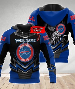 Personalized Skull Buffalo Bills 3D All Over Print Hoodie With Zip Up Option Show Your Team Spirit