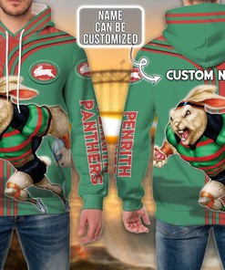 Personalized South Sydney Rabbitohs Nrl Custom 3D All Over Print Hoodie