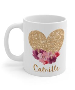 Personalized Valentine Name Mug, Personalized Valentine Gift, Custom Name Mug