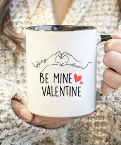 Personalized Valentines Day Gift For Boyfriend, Custom Name Mug Anniversary Gift For Her, Be Mine Valentine Mug, Valentine Day Gift Idea