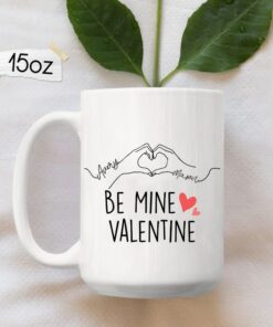 Personalized Valentines Day Gift For Boyfriend, Custom Name Mug Anniversary Gift For Her, Be Mine Valentine Mug, Valentine Day Gift Idea
