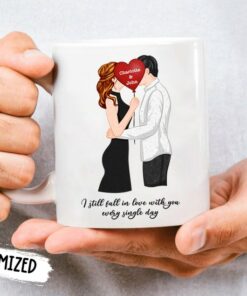Personalized Valentines Mug For Him, Customized Mug, Couples Mug, Valentines Gifts Ceramic Mug