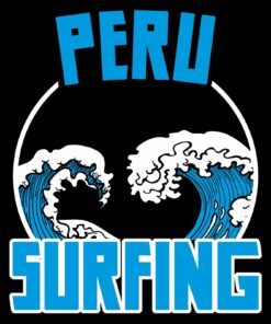 Peru Surfing - National Pride Sports Competition Shirt Sweatshirt Pullover Hoodie Reprinted Full Color Full Size