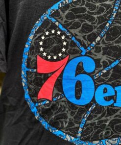 Philadelphia 76Ers (Original Logo) Tshirt Hoodie Crewneck Sweatshirt Reprinted Full Color Full Size Gifts for NBA Fans