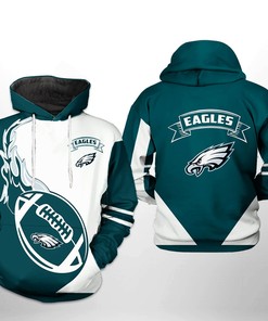 Philadelphia Eagles Nfl Classic 3D All Over Print Zip Up Hoodie Option