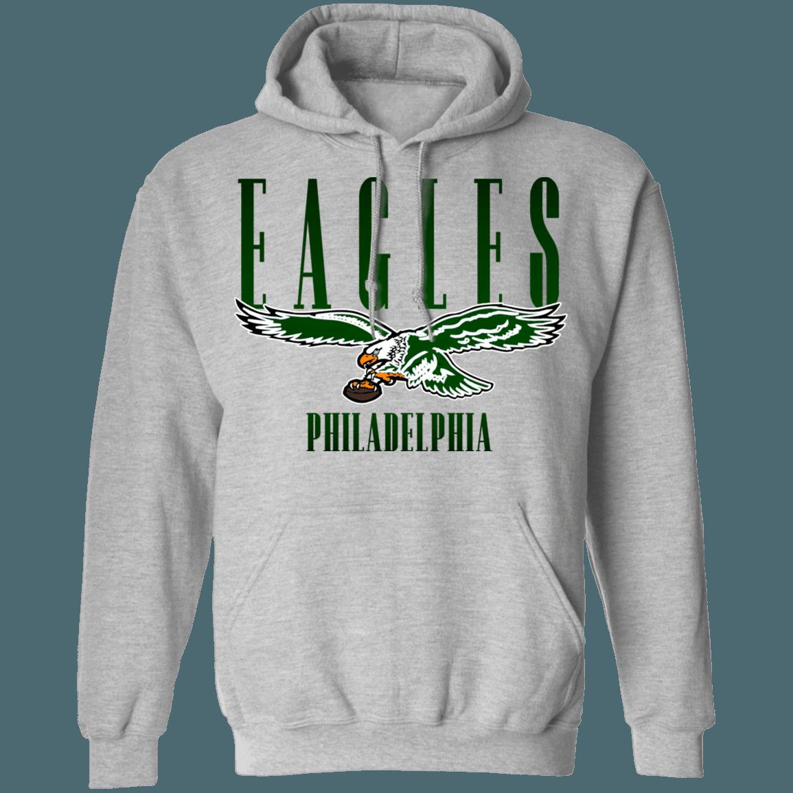 Philadelphia Eagles Vintage 1980's NFL Hoodie Sweatshirt Shirt Gifts for Fans - Image 3