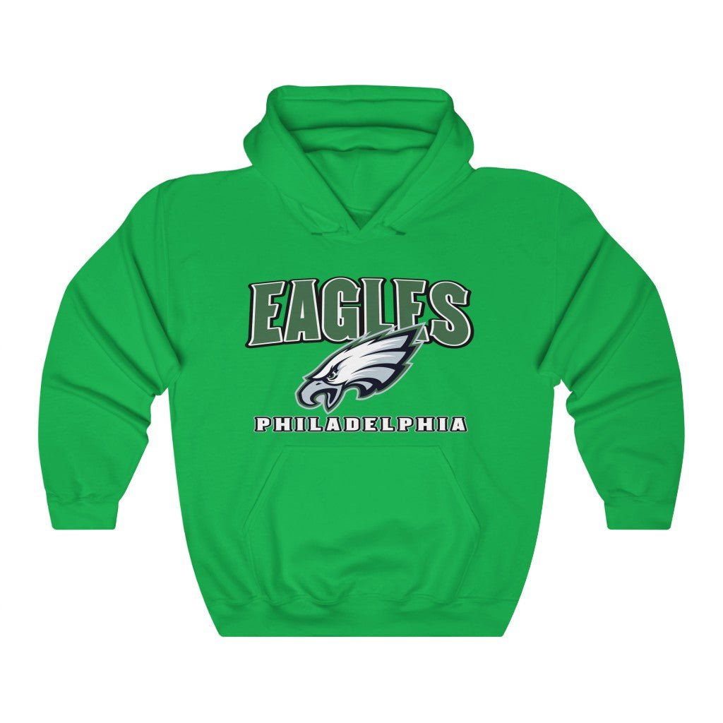 Philadelphia Eagles Vintage 90's NFL Hoodie Sweatshirt Shirt Gifts for Fans - Image 2
