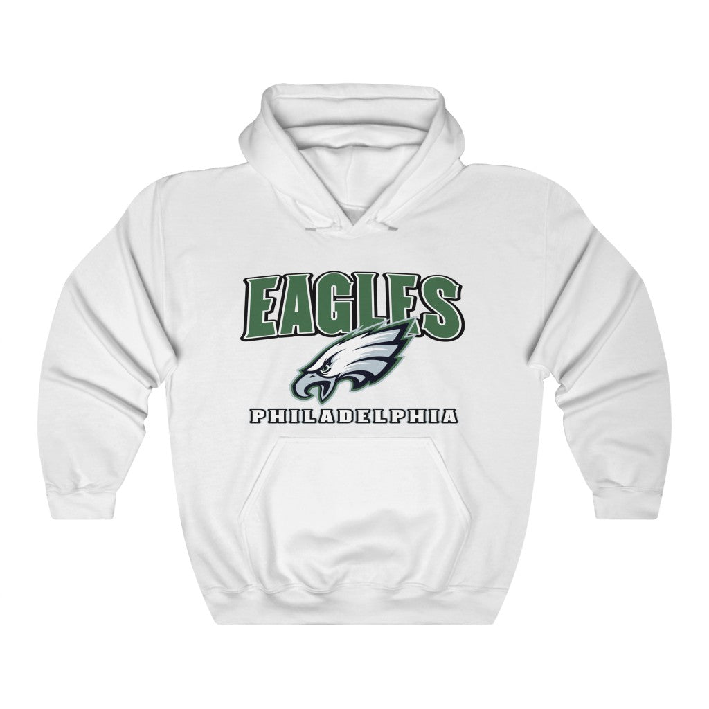 Philadelphia Eagles Vintage 90's NFL Hoodie Sweatshirt Shirt Gifts for Fans - Image 3