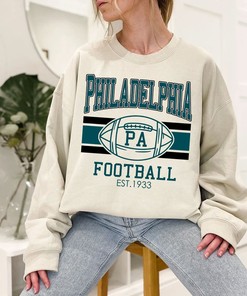 Philadelphia Football Sweatshirt, Vintage Retro Philadelphia Football Crewneck Sweatshirt, American Football Fan, NFL Shirt