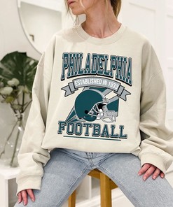 Philadelphia Football Team Sweatshirt, Retro Philadelphia Football Crewneck Sweatshirt, American Football Fan, NFL Shirt