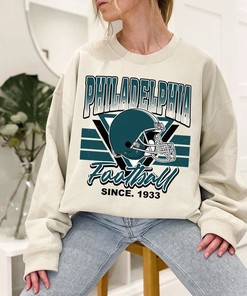 Philadelphia Football Team Sweatshirt, Vintage Philadelphia Football Crewneck Sweatshirt, American Football Fan, NFL Shirt