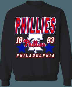 Philadelphia Phillies Vintage MLB Crewneck Sweatshirt Hoodie Shirt Gifts for Fans