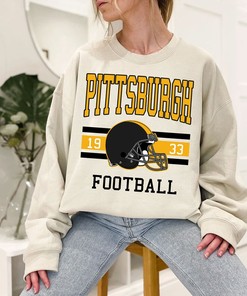 Pittsburgh Football Sweatshirt, Vintage Retro Pittsburgh Football Crewneck Sweatshirt, American Football Fan, NFL Shirt