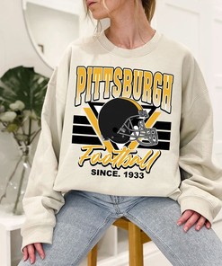 Pittsburgh Football Team Sweatshirt, Vintage Pittsburgh Football Crewneck Sweatshirt, American Football Fan, NFL Shirt