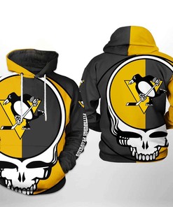 Pittsburgh Penguins Nhl Grateful Dead 3D All Over Print Zip Up Hoodie Option