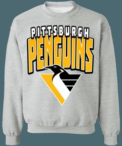 Pittsburgh Penguins ROBO PENGUIN Retro NHL Crewneck Sweatshirt Hoodie Shirt Gifts for Fans