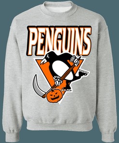 Pittsburgh Penguins Reaper Penguin Halloween Edition NHL Crewneck Sweatshirt Hoodie Shirt Gifts for Fans