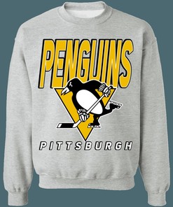 Pittsburgh Penguins Retro NHL Crewneck Sweatshirt Hoodie Shirt Gifts for Fans