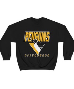 Pittsburgh Penguins Rob Penguin Retro NHL Crewneck Sweatshirt Hoodie Shirt Gifts for Fans