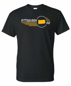 Pittsburgh Retro Roadster - Texas Vintage Hometown Vacation Shirt Sweatshirt Pullover Hoodie Reprinted Full Color Full Size