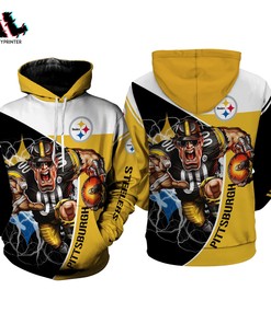 Pittsburgh Steelers American Football Athletic Nfl 3D All Over Print Zip Up Hoodie Option