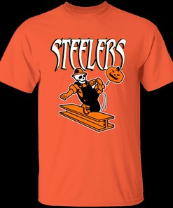 Pittsburgh Steelers HALLOWEEN Retro NFL T-Shirt Sweatshirt Hoodie Gifts for Fans