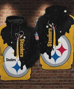 Pittsburgh Steelers Nfl 3D Printed Zip Up Hoodie For Fans Show Your Support In Style
