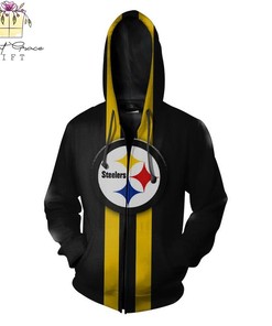 Pittsburgh Steelers Nfl Classic 3D Printed Pull Over Zip Up Hoodie