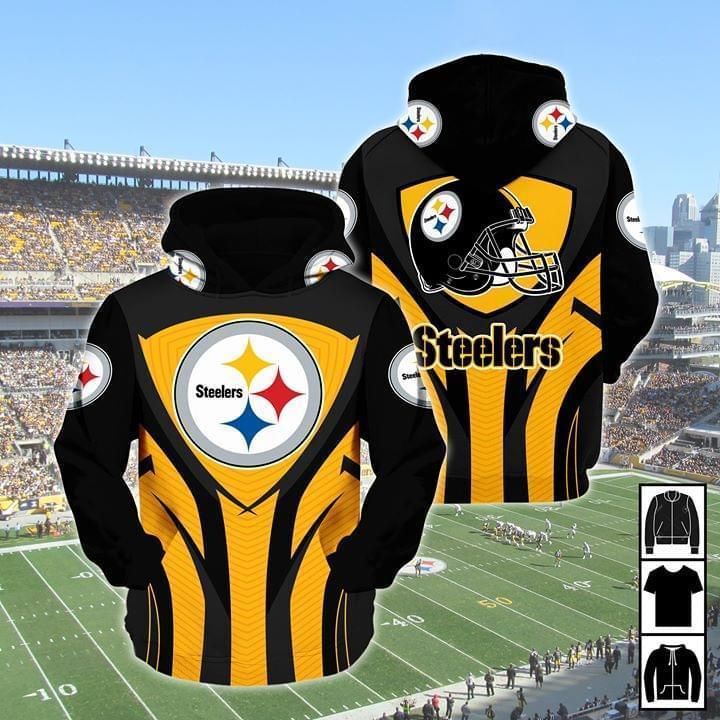 Pittsburgh Steelers Nfl Fan 3D All Over Printed Hoodie, Zip Up Hoodie