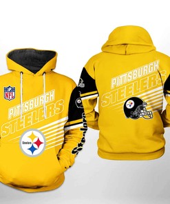 Pittsburgh Steelers Nfl Team 3D All Over Print Zip Up Hoodie Option