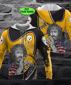 Pittsburgh Steelers Personalized Custom 3D Hoodie Zip Hoodie, Nfl 3D All Over Print Hoodie Zip Hoodie