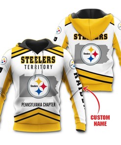 Pittsburgh Steelers Territory Custom Design Personalized 3D Hoodie Zip Hoodie, Nfl 3D All Over Print Hoodie Zip Hoodie