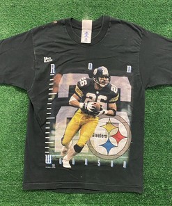 Pittsburgh Steelers Woodson Vintage Style NFL Tshirt Pullover Hoodie Crewneck Sweatshirt Reprinted Full Color Full Size Gifts For NFL Fans