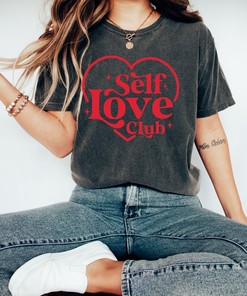 Positive Affirmations Shirt, Self Love Club, Valentines Day Tee, Conversation Hearts, Valentines Shirt For Teachers, Teacher Valentines
