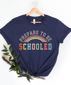 Prepare To Be Schooled Shirts, Teach Love Inspire Shirt, Back To School Shirt, Teacher Tee, Teacher Appreciation Tee, 1st day of school