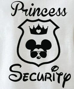Princess Security Shirt, Daddy Brother Boyfriend Security Team Shirts, Princess Security Protection, Disney Family Shirt, Birthday Party Tee