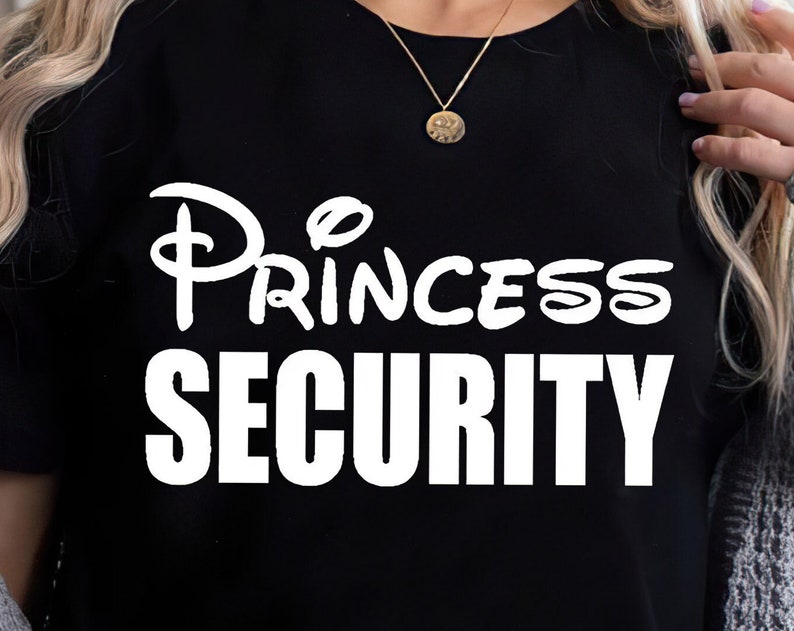 Princess Security Soft Cotton Shirt, Men's Disney Shirt, Disney Dad Tee, Disney Princess Sweatshirt, Disneyland Unisex Shirt