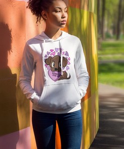 Puppy Kiss Me Candy Heart Sweatshirt - Women's Valentine's Day Gift