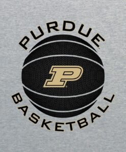 Purdue Boilermakers Basketball Circle Shirt Sweatshirt Pullover Hoodie Reprinted Full Color Full Size