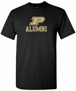Purdue Boilermakers Primary Logo Alumni University College Team Shirt Sweatshirt Pullover Hoodie Reprinted Full Color Full Size