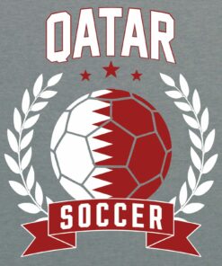 Qatar Soccer Laurel - World Sports Shirt Sweatshirt Pullover Hoodie Reprinted Full Color Full Size