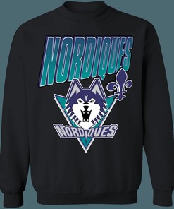 Quebec Nordiques WOLF Vintage NHL Crewneck Sweatshirt Hoodie Shirt Gifts for Fans