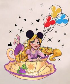 Rapunzel Shirt, Tangled Shirt, Disney Princess Shirt, Disney Teacup Shirt, Disney Balloon Shirt, Disney Vacation Tee, Disney Kids Tee