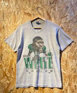 Rare 80’s Eagles Reggie Tshirt Pullover Hoodie Crewneck Sweatshirt Reprinted Full Color Full Size Gifts For NFL Fans